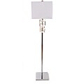 Achievement Crystal and Metal Contemporary Floor Lamp