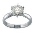 14k White Gold 2ct TDW Certified Clarity-enhanced Diamond Ring (H, VS2)