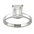 14k White Gold 2ct TDW Certified Clarity-enhanced Diamond Ring (H, SI1)