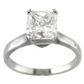 14k White Gold 2 3/8ct TDW Certified Clarity-enhanced Diamond Ring (E, VS1)