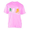 Le Tour de France Children's 'Poster' Pink Cotton T-Shirt