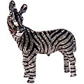Cristiani Crystal Pave Rhodium Plated Zebra Box
