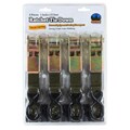 Buffalo Tools 4-piece Ratchet Tie Down Strap Set