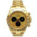 Pre-owned Rolex Men's 18K Yellow Gold Paul Newman Dial Daytona Watch