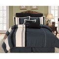 Aberdeen Grey 7-piece Queen-size Comforter Set