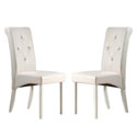 Warehouse of Tiffany White Dining Room Chairs (Set of 4)