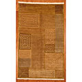 Indo Hand-knotted Multicolor Tibetan Wool Rug (5' x 8')