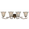 Petal 4-light Burnished Gold Bath Vanity