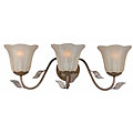 Petal 3-light Burnished Gold Bath Sconce