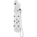 Aston 55-inch White Acrylic 6-jet Shower Panel