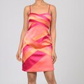 Decode 1.8 Women's Colorblocked Sweetheart Dress