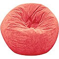 Kid's Persimmon Twill Suede Beanbag