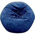 Kid's Blue Suede Beanbag