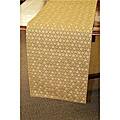 Gold Italian 70-inch Woven Table Runner