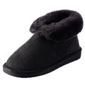Bearpaw Women's 'Tristen' Charcoal Suede Leather Slippers