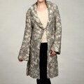 Lauren Hansen Women's Cloud Grey Collar Shawl Cardigan FINAL SALE