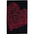Handmade Alexa Pino Heart Rug (3'6 x 5'6) (Set of 2)
