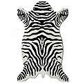 Hand-tufted Alexa Animal Shape Zebra Wool Rugs (4' x 6') (Set of 2)