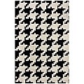 Hand-tufted Alexa Spectrum Houndstooth Wool Rug (5' x 8') (Set of 2)