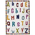 Handmade Alexa Kids Alphabets New Zealand Wool Rugs (3'6 x 5'6) (Set of 2)