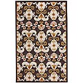 Handmade Alexa Moda Ikat New Zealand Wool Rugs (7'6 x 9'6) (Set of 2)