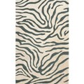 Handmade Alexa Hand-spun Wool Zebra Rugs (5' x 8') (Set of 2)