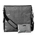 Flee Bags Black Gingham 'Getaway' Oil Cloth Travel Tote