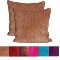 Velvet Corduroy Decorative Pillows (Set of 2)