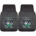 Complementing guides on Machine Notre Dame Fanmats Notre Dame 2-piece Vinyl Car Mats
