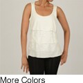 Annalee & Hope Women's Multi Tiered Lace Top