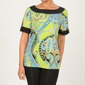 Annalee & Hope Women's Paisley Printed Top