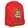 Ed Hardy Josh Red Flower Heart 17-inch Backpack