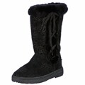 Bearpaw Women's 'Bristol II' Black Suede Boots FINAL SALE