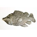 Recycled Steel Drum Fish Wall Art (Haiti)