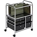 Honey Can Do 5-drawer Rolling File Cart