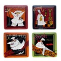 Certified International International Chefs 10.5-inch Square Dinner Plates (Set of 4)