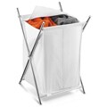 Honey Can Do HMP-01125 Chrome Double Folding Hamper