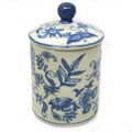 Carmina Porcelain Cotton Swab Holder