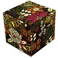 Lilith Chocolate Cube Foam Ottoman