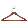 Honey Can Do Cherry Wood Hotel Suit Hanger (Case of 24)