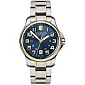 Swiss Army Men's 'Officer's' Blue and Goldtone Watch