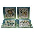 Certified International Morning Song Assorted Dessert Plates (Set of 4)
