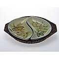 Certified International Morning Song Rattan 2-section Serving Set
