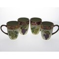 Certified International Wine Tour Assorted 20-oz Mugs (Set of 4)