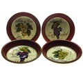 Certified International Wine Tour 9.5-in Pasta/ Soup Bowls (Set of 4)