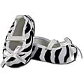Black and White Zebra Infant Girl Shoes