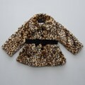 KC Collection Toddler Girl's Leopard Faux Fur Jacket FINAL SALE