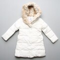 KC Collections Big Girl's Faux-fur Hooded Coat FINAL SALE