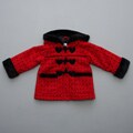 KC Collections Toddler Girl's Heart Toggle Coat FINAL SALE