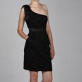 Jessica Simpson Women's One-shoulder Bow Dress